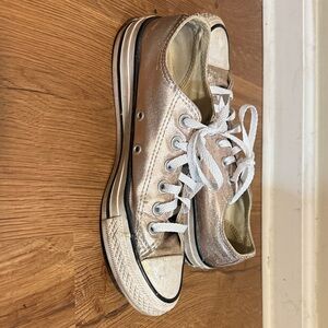Converse Metallic Gold Sneakers